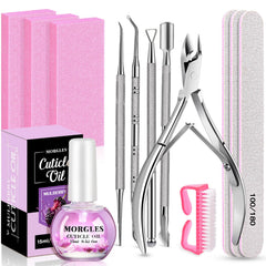Kit soin-ongles MORGLES: ensemble mani-pedi complet pour soins à domicile.
