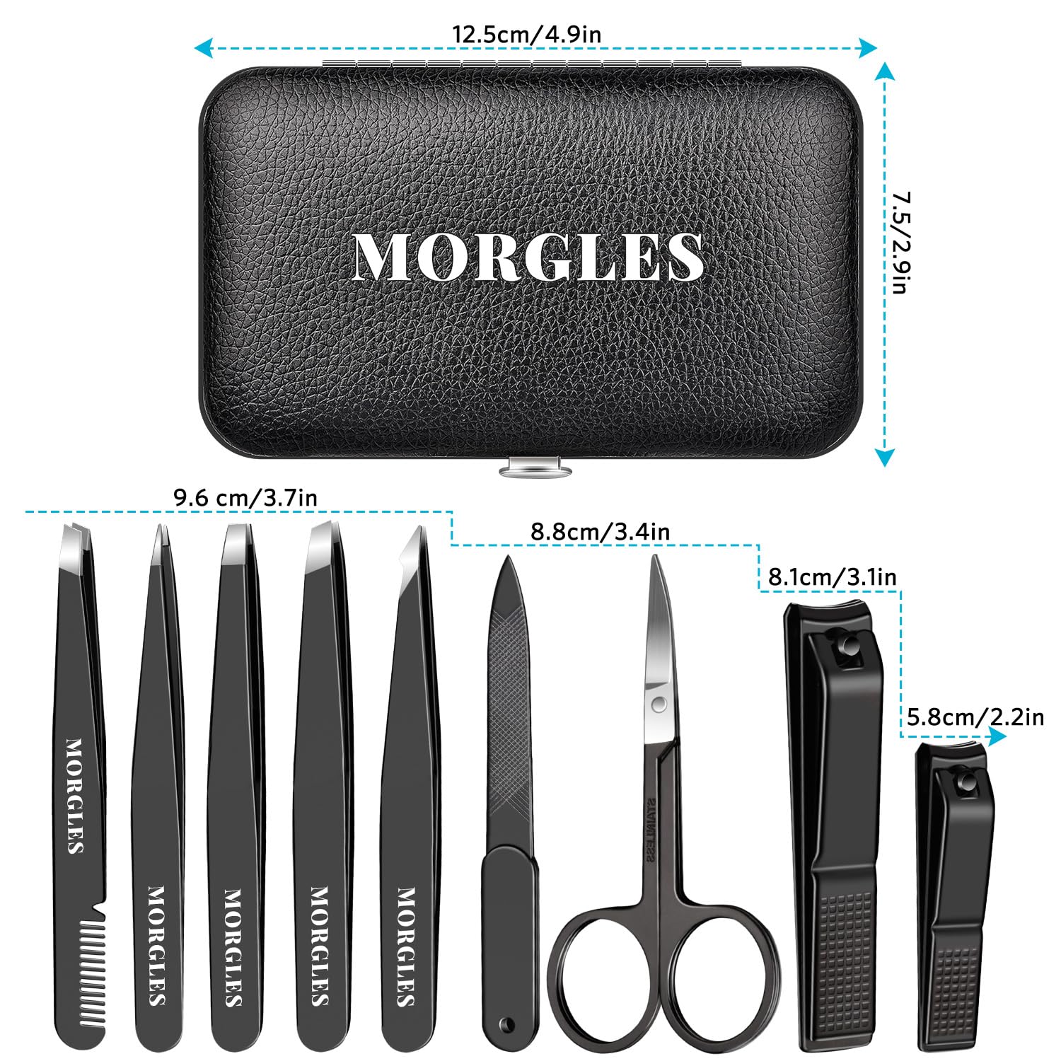 MORGLES lime ongles-double-face: finition rapide pour bords lisses et uniformes.