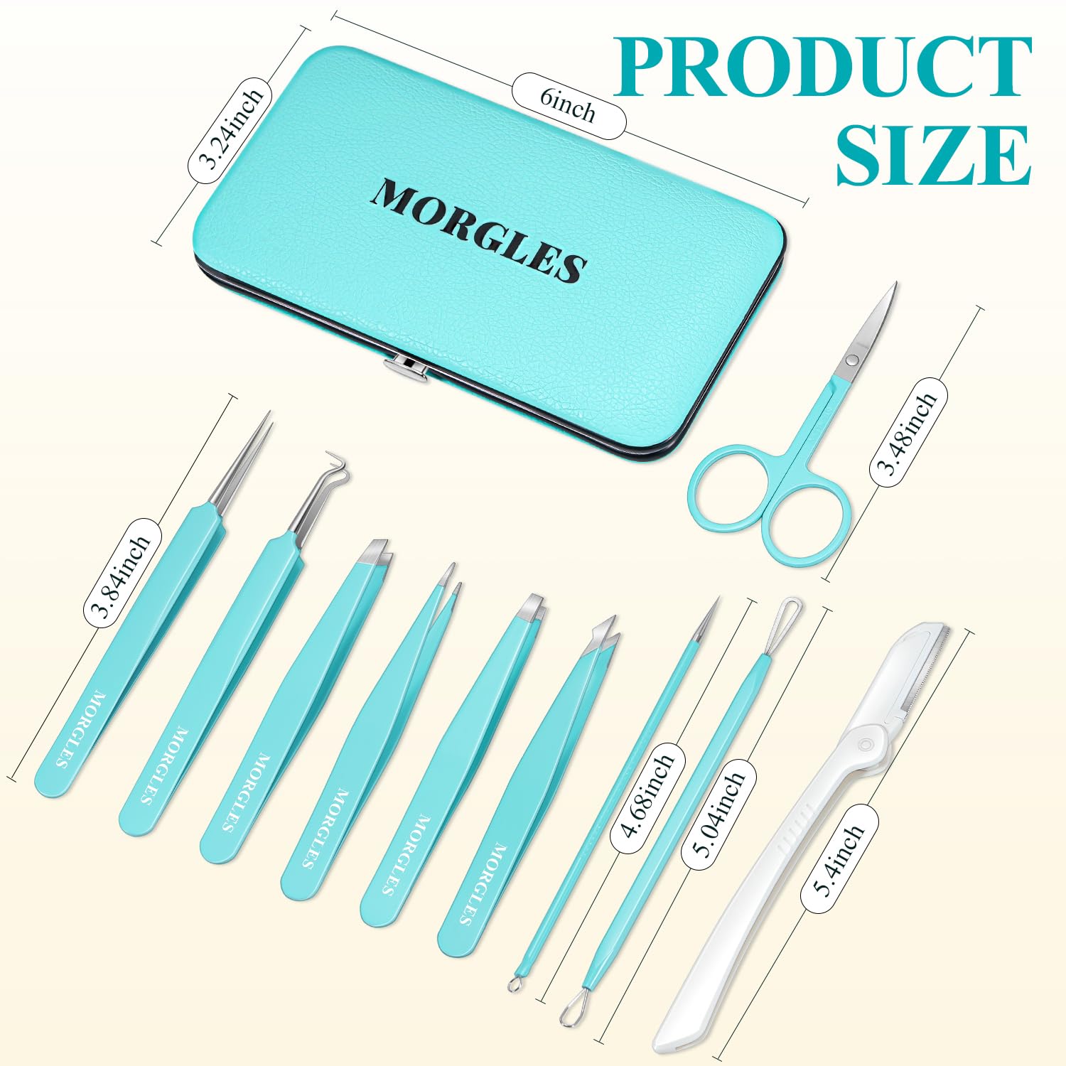 Trousse Morgles de voyage, rangement compact pour grooming lors déplacements.