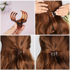 Pinces Morhom 1,4 pouce sur cheveux épais et moyens, tenue fiable.