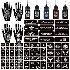 Moricher Henna Kit – cônes de tatouage faciles à appliquer.