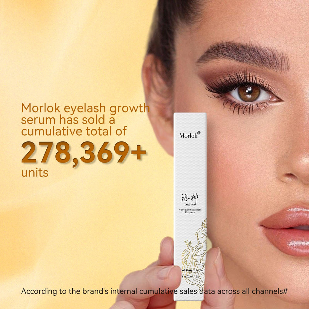 Rituel matin et soir avec Morlok pour des cils et sourcils soignés.
