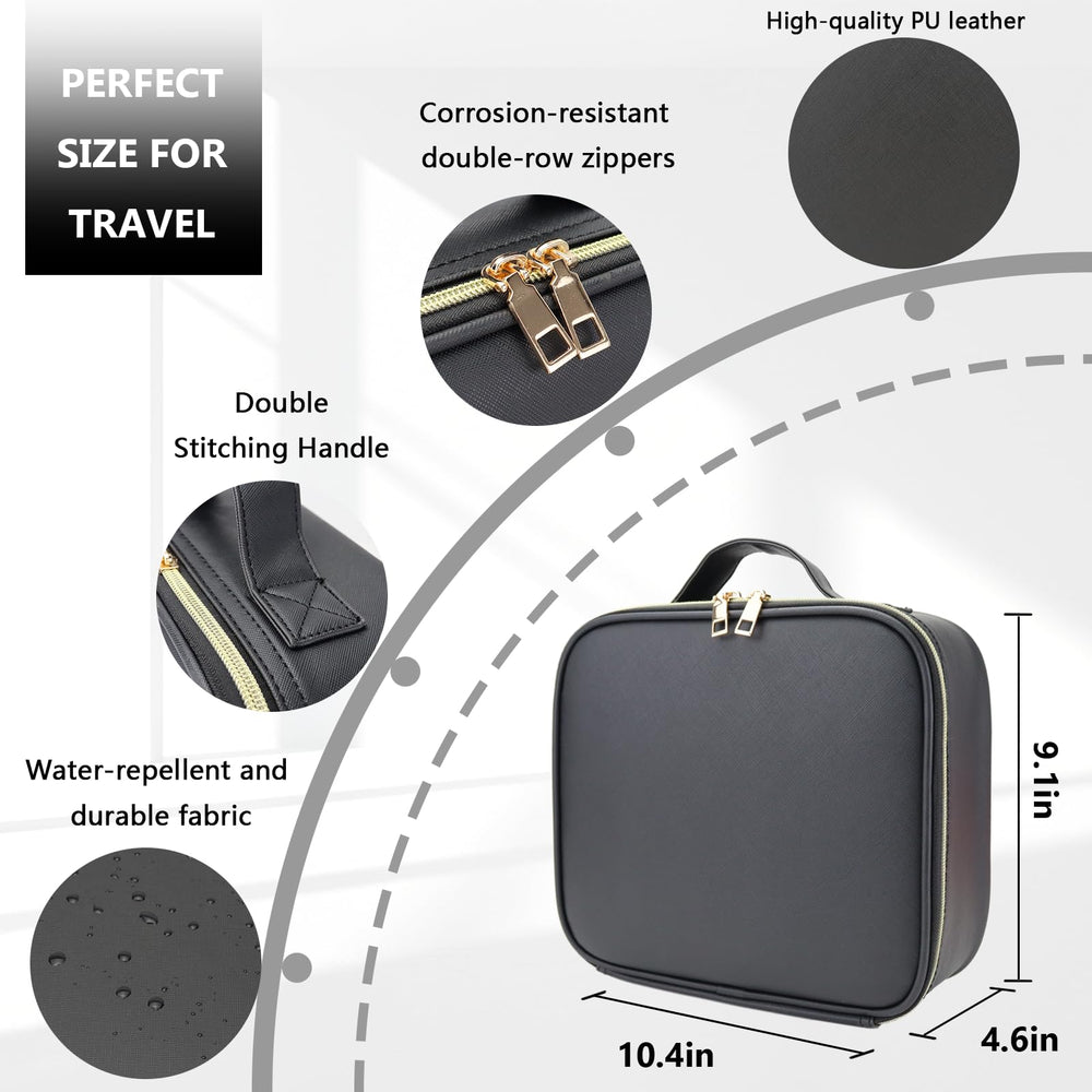 MORMID étui maquillage imperméable avec fermeture durable prêt pour voyage