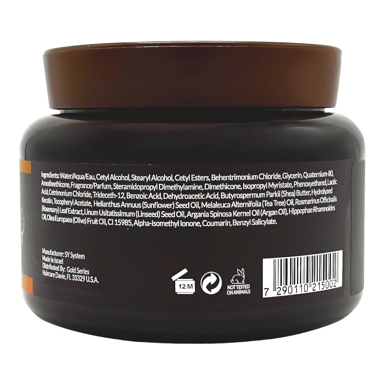Moroccan Gold Series cheveux secs et abîmés, masque réparateur douceur.