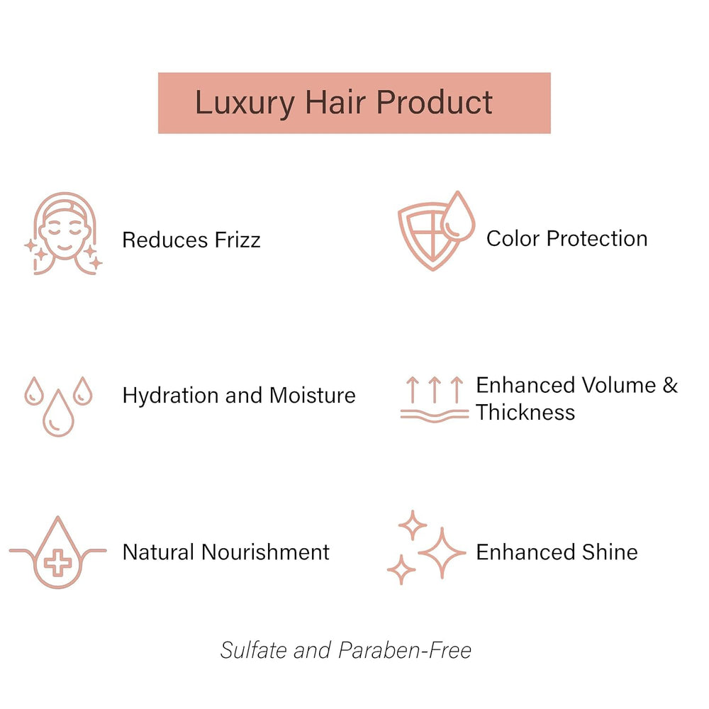Moroccan Gold Series formule sans sulfates, soin capillaire naturel.