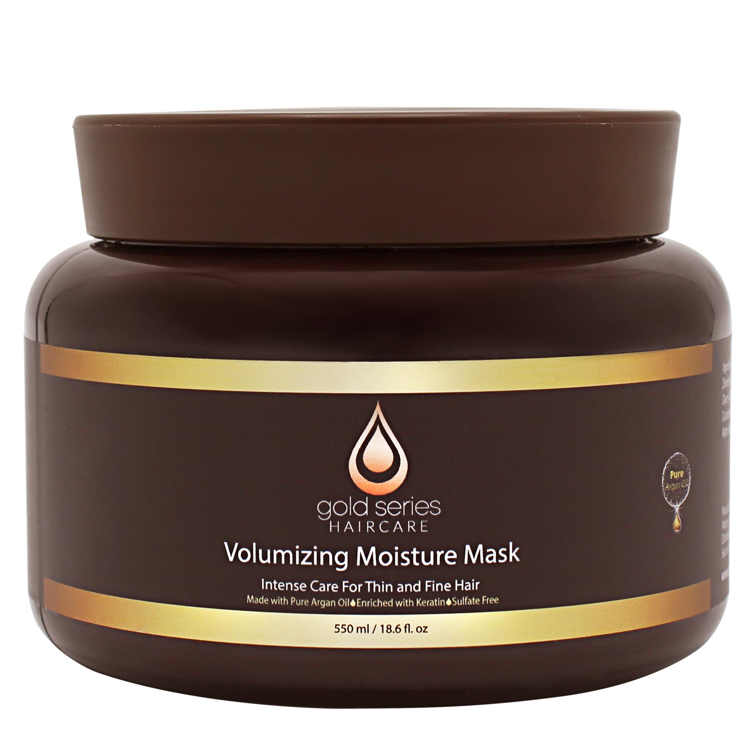 Moroccan Gold Series masque nourrissant argan: revitalise les cheveux secs en douceur.