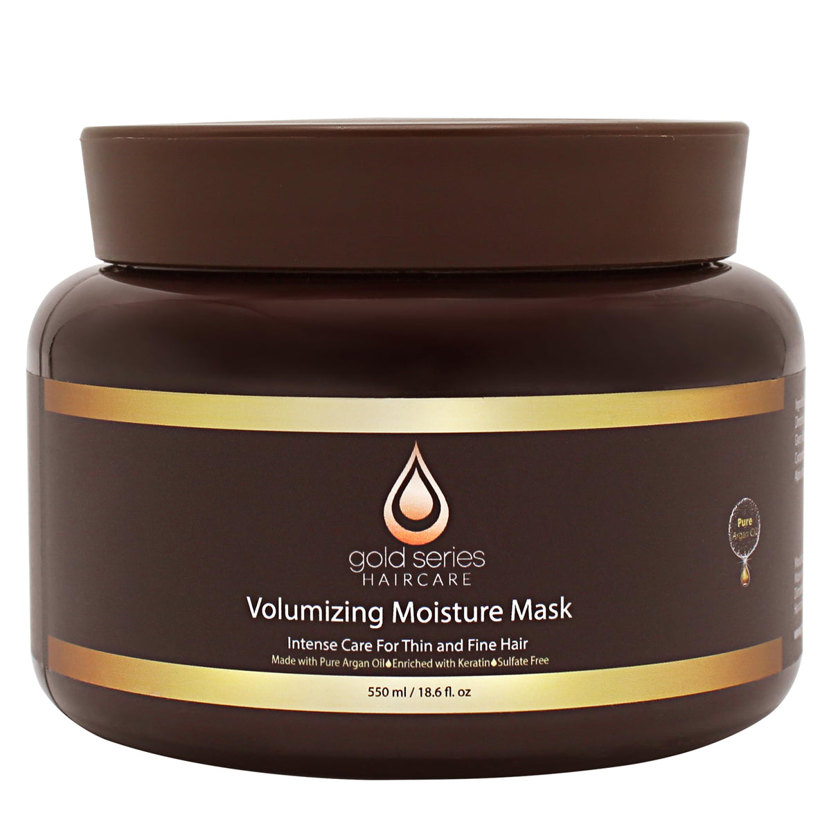 Moroccan Gold Series masque nourrissant argan: revitalise les cheveux secs en douceur.