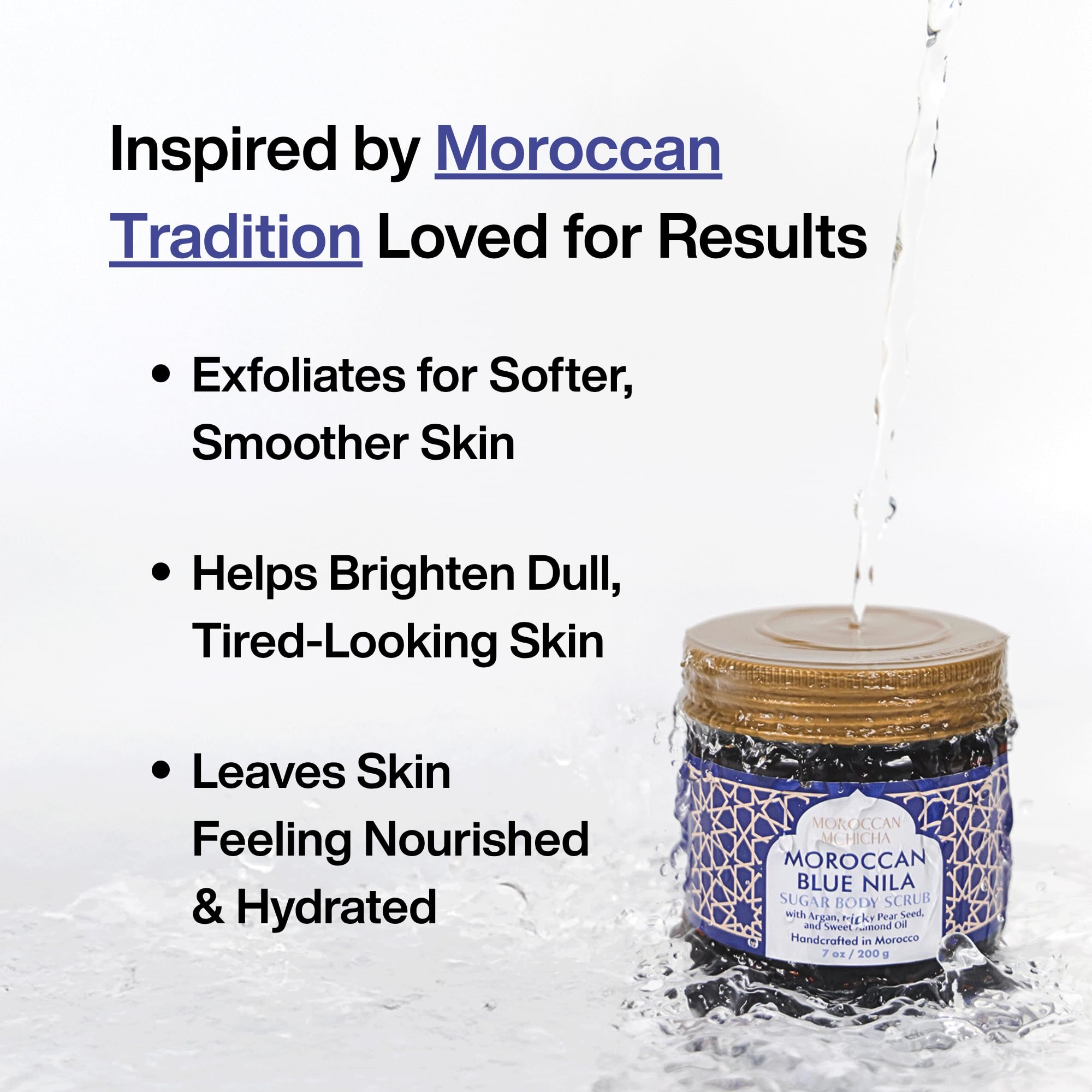 Huile d’argan MOROCCAN MCHICHA, nourrissante pour une peau veloutée