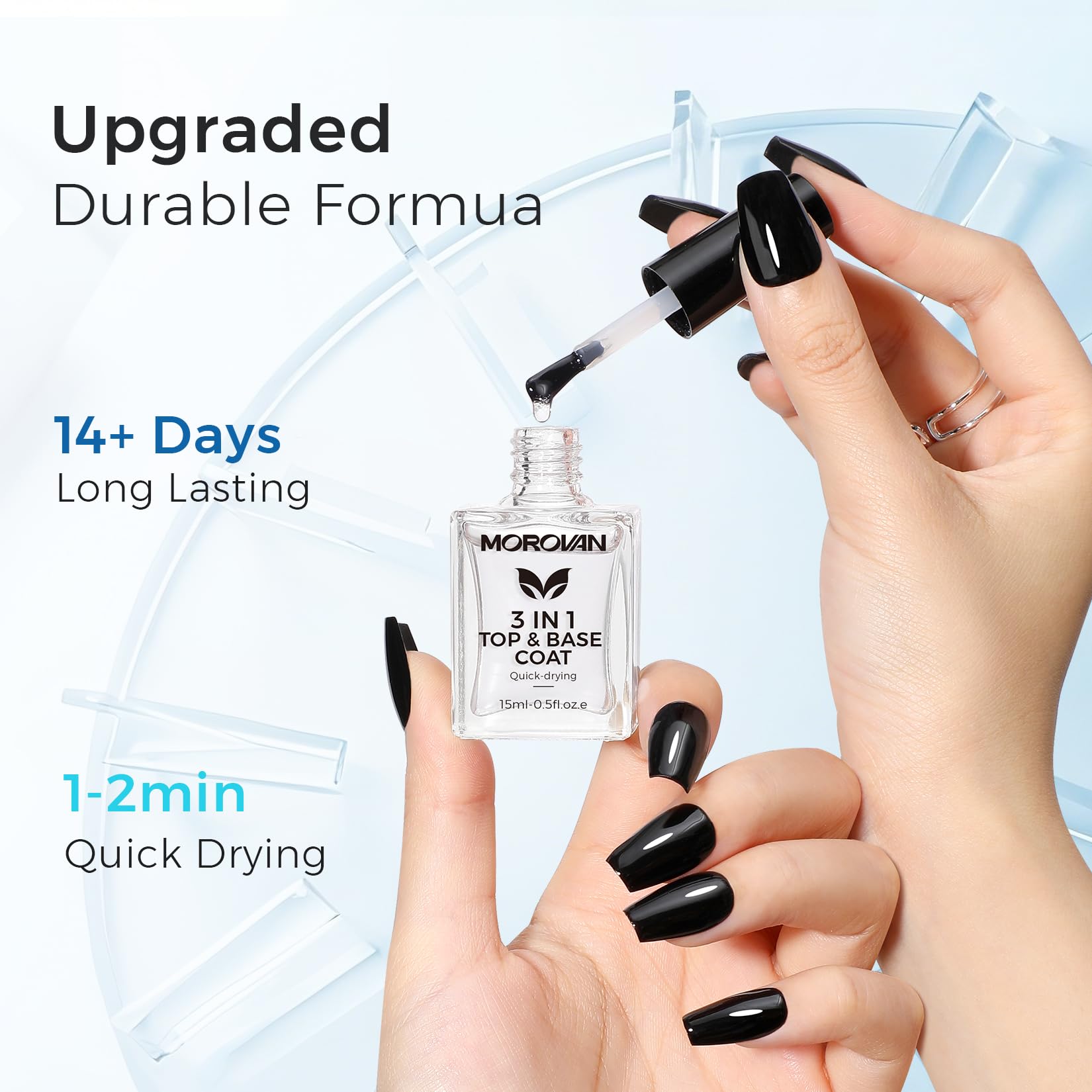 Morovan Base Coat - Formule sans produits toxiques et irritants.