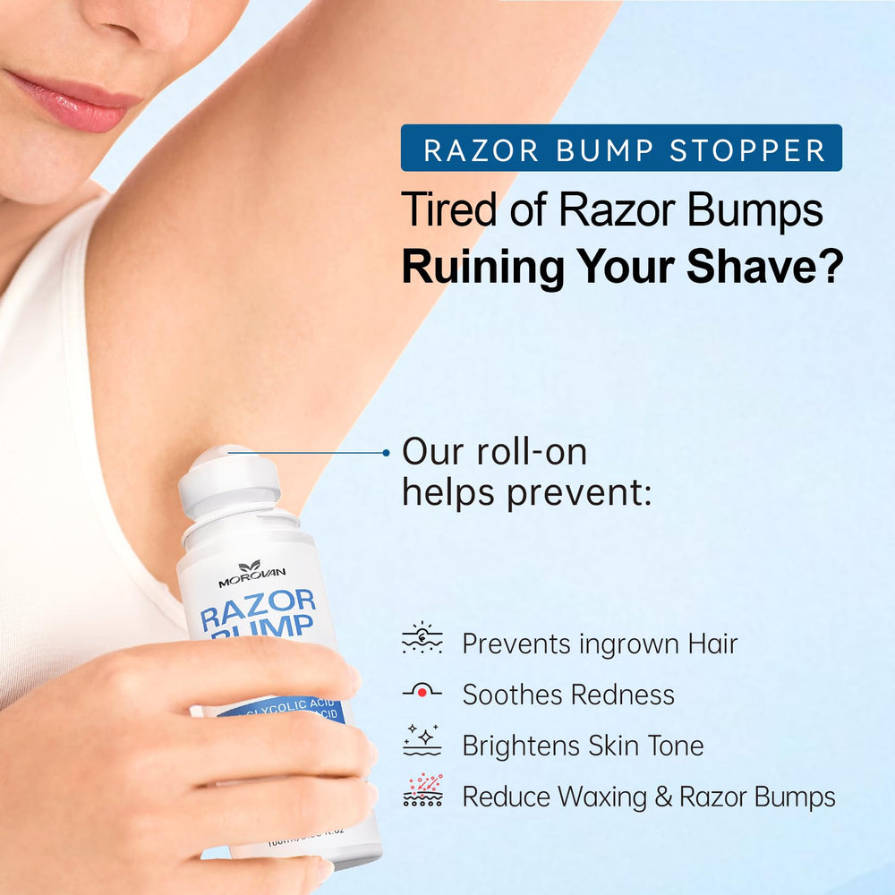 Morovan sérum apaisant rasage barbe réduit irritations post-rasage et confort.