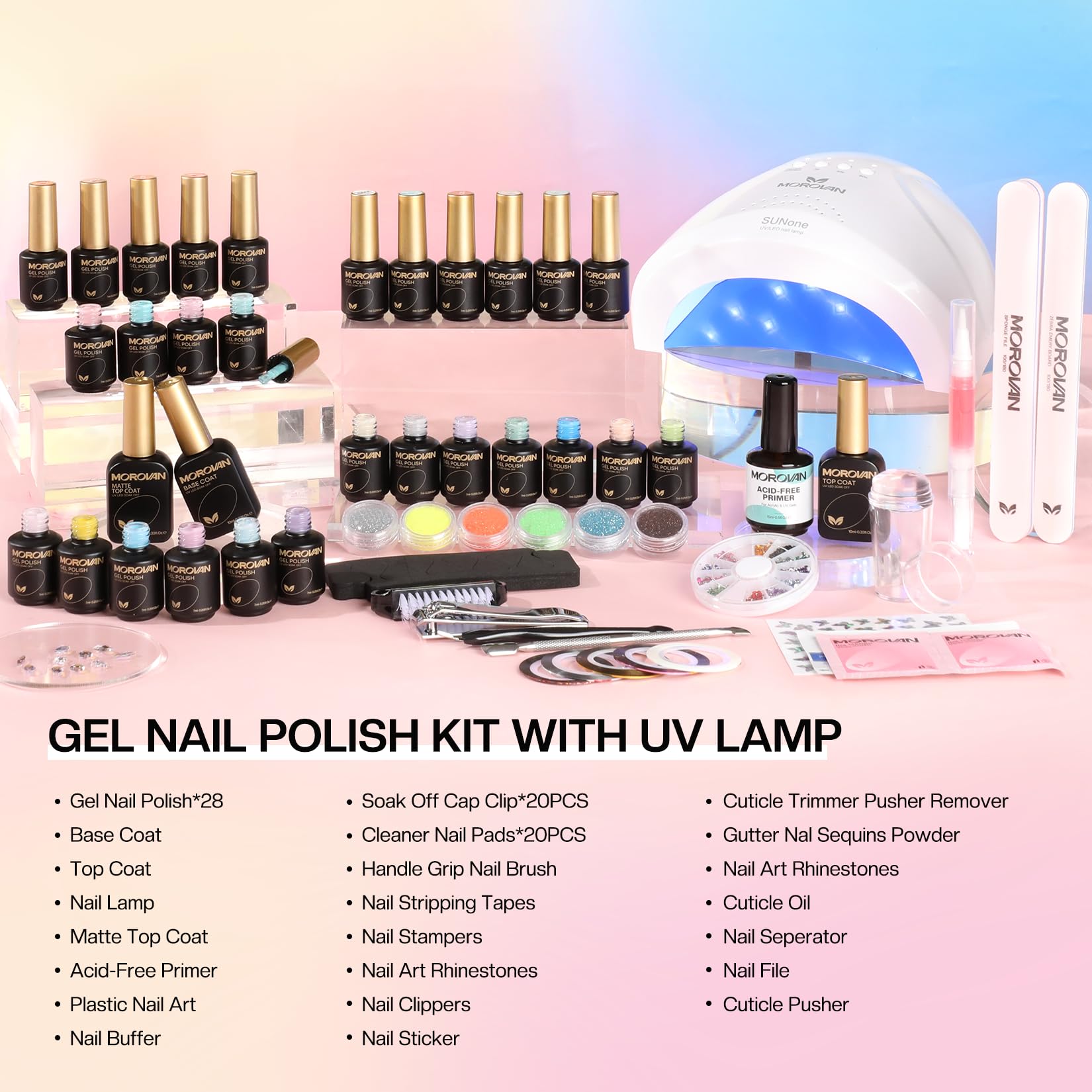 Morovan coffret cadeau beauté idéal pour amateurs et professionnelles
