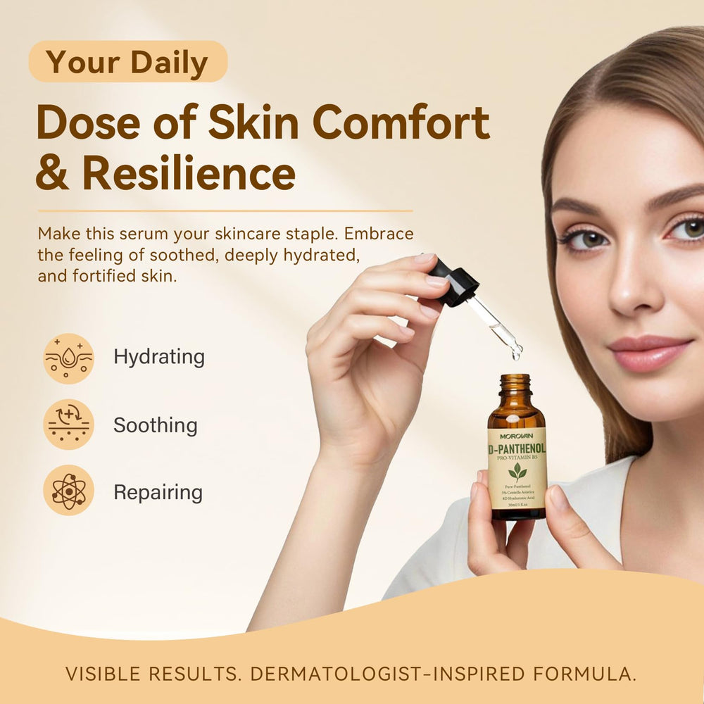 Morovan D-Panthenol Formule Douce Polyvalente pour visage et cheveux.
