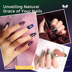 Morovan black nail polish for dramatic quick-dry manicure