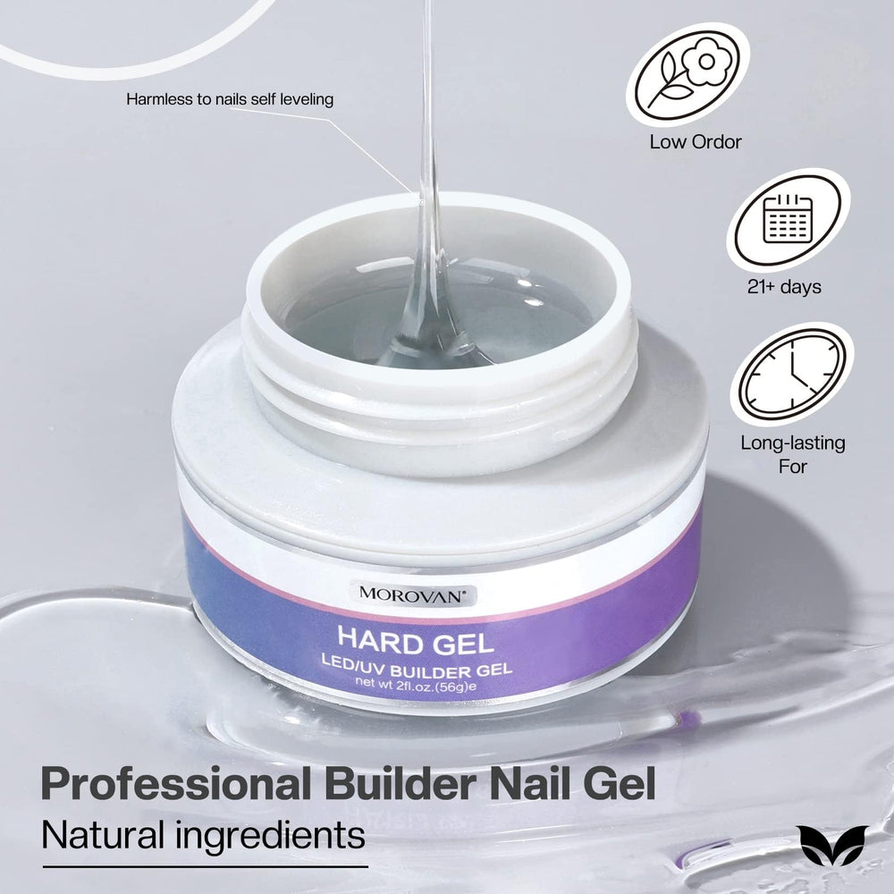 Morovan Gel Builder sans odeur - durabilité et finition propre