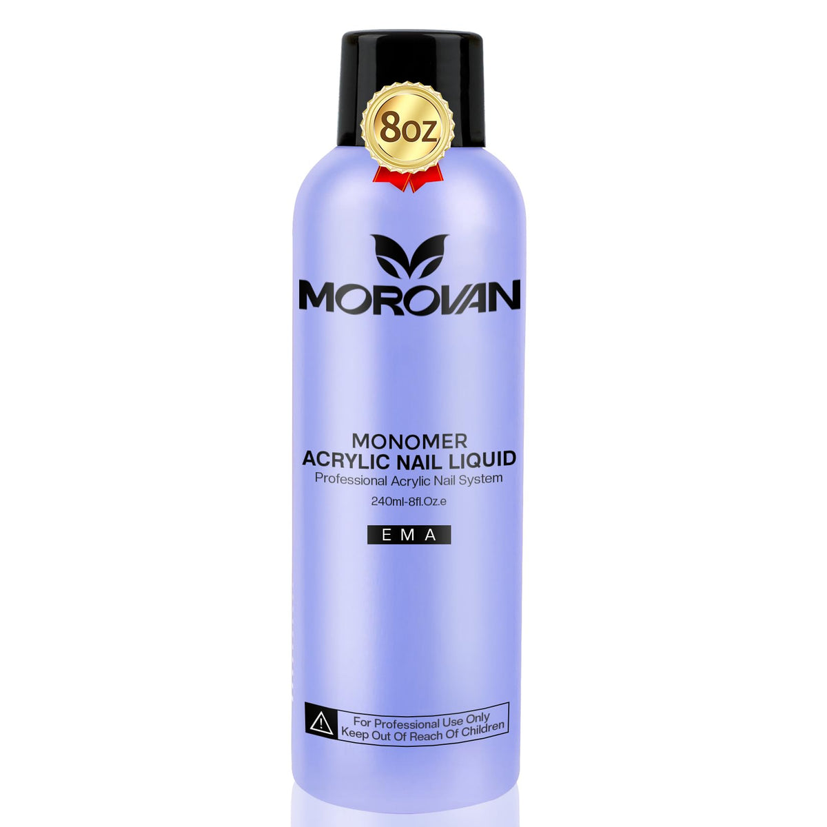 Morovan Monomer Liquide : bouteille 8oz prête à l’emploi pour des ongles durables.