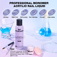 Morovan pinceau acrylique nylon: précision pour des applications nettes.