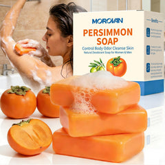 Savon Morovan Persimmon: savon corps pour neutraliser durablement les odeurs.