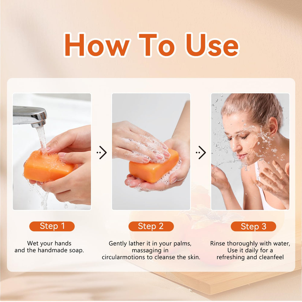 Savon Morovan Persimmon: trousse de toilette quotidienne, pratique et rafraîchissante.