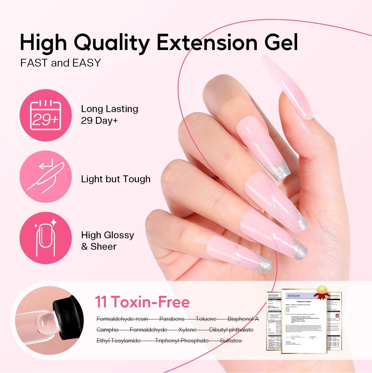 Morovan UV-LED nail lamp demonstrates fast curing for salon-quality results