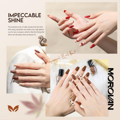 Morovan vernis chocolat foncé : couleur riche et sophistiquée résistant au quotidien