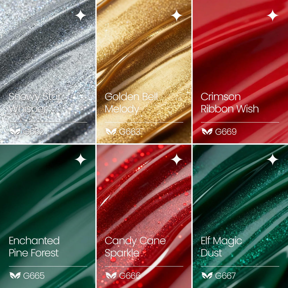 Vernis gel Morovan vert pailleté pour ongles glamour et durable