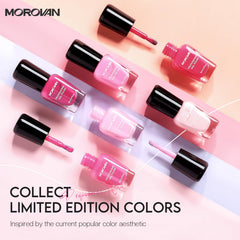 Morovan vernis rose fuchsia pour une touche audacieuse et tendance.
