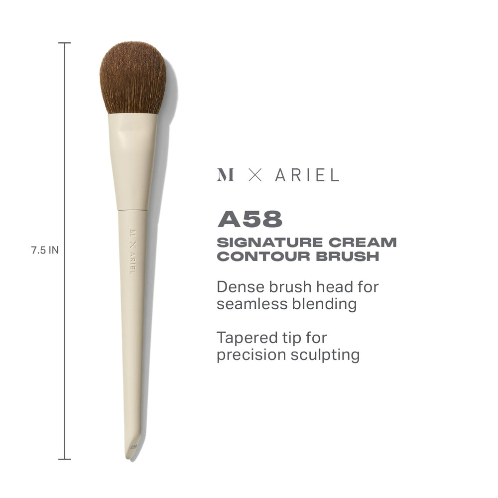 MORPHE x Ariel pinceau contour crème A58, définition précise des traits.