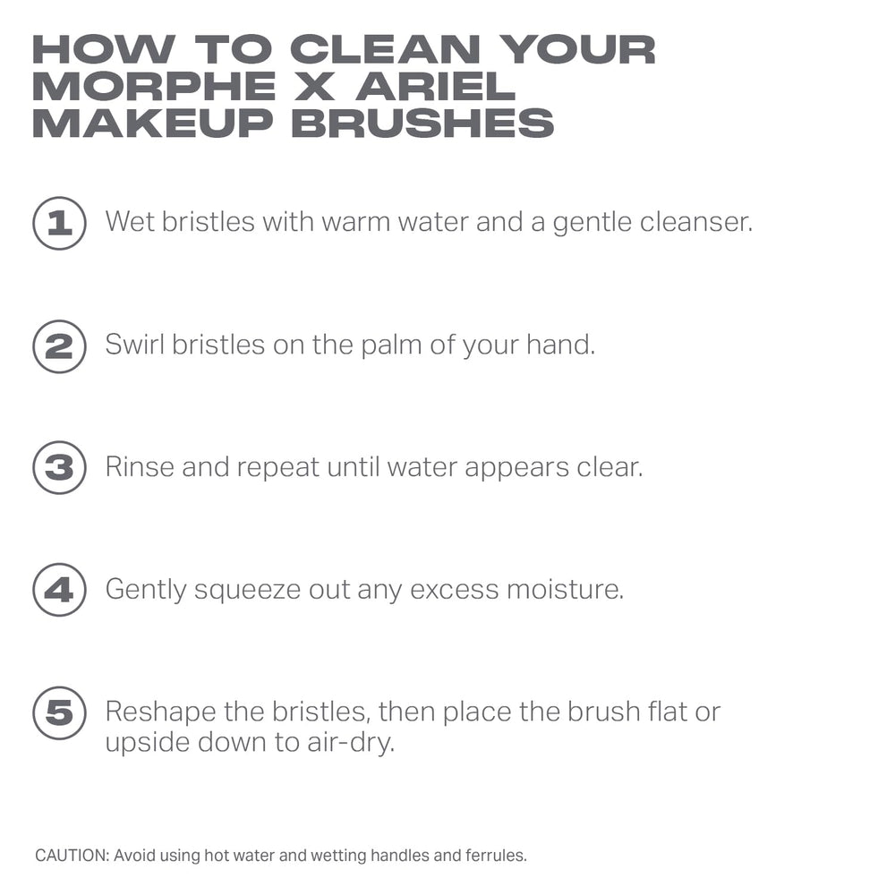 MORPHE x Ariel démonstration d'application fluide et équilibre des textures.