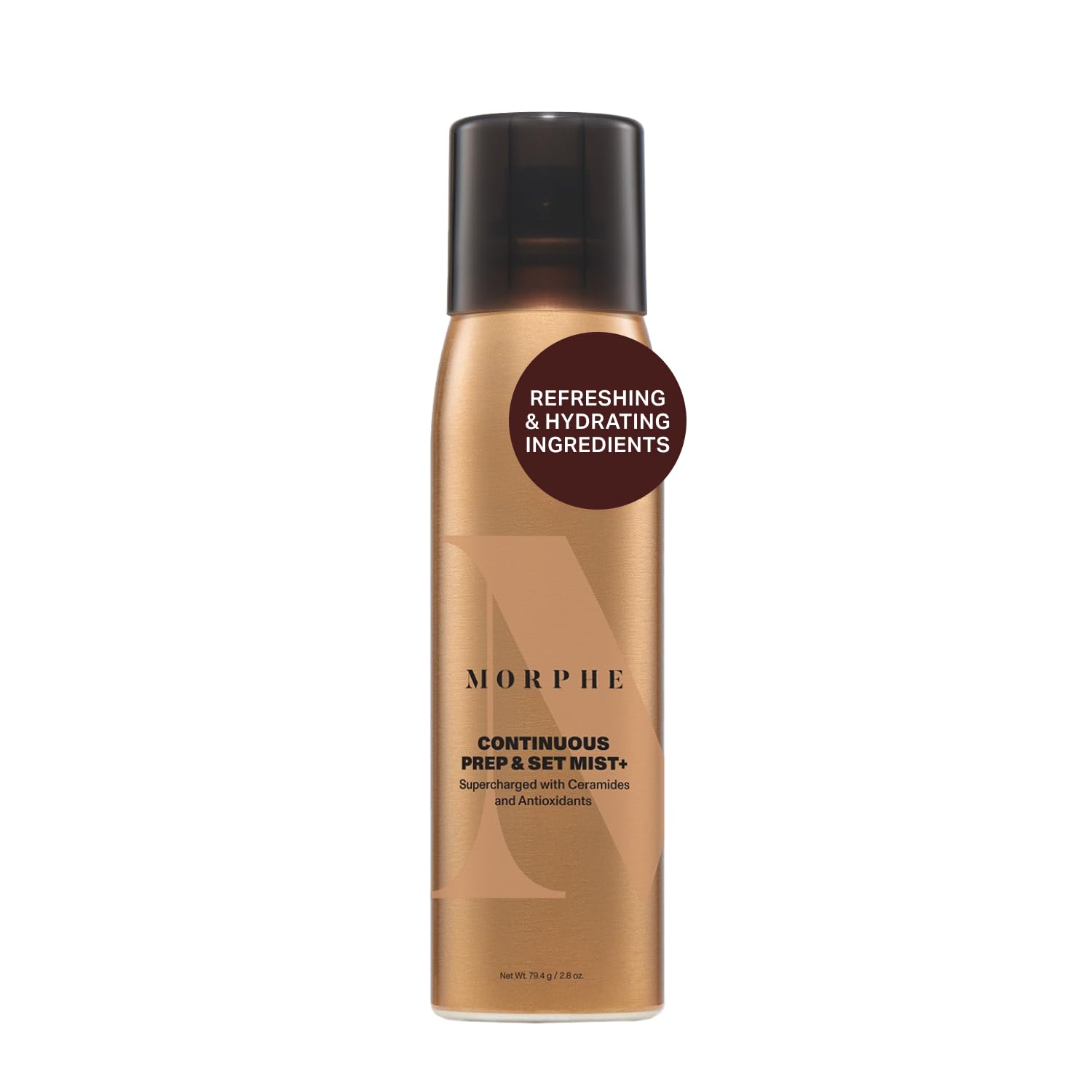 MORPHE – bouteille-brume continue, préparation et fixation du maquillage