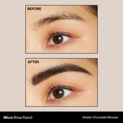 MORPHE Crayon Sourcils spoolie intégré pour estomper et façonner facilement