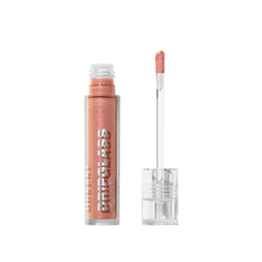 MORPHE Dripglass Beige Beam sur lèvres, brillance miroir et fini élégant.