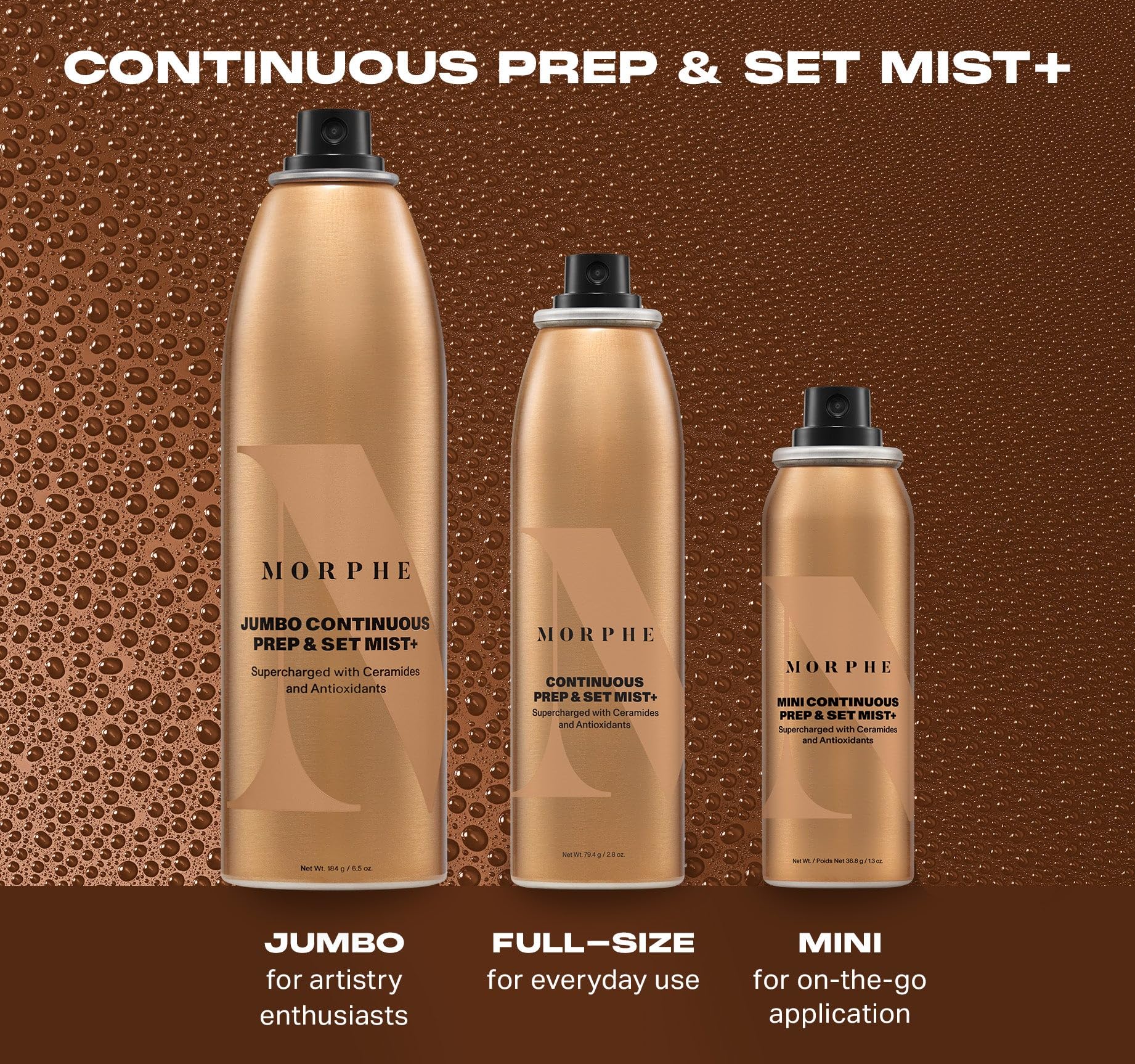 MORPHE – ingrédients céramides et électrolytes, hydratation durable