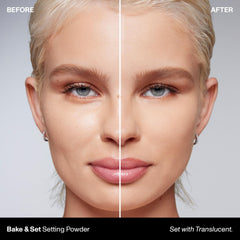 Application quotidienne facile avec Morphe Jumbo Bake & Set.
