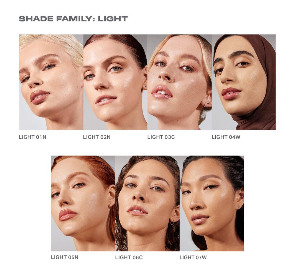 Morphe Lightform bottle being shaken before application for best results.