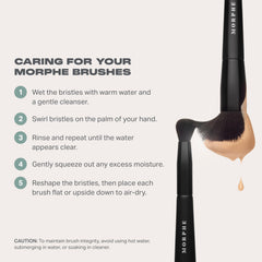 Pinceau poudre MORPHE M310, poils naturels, application légère et fluide