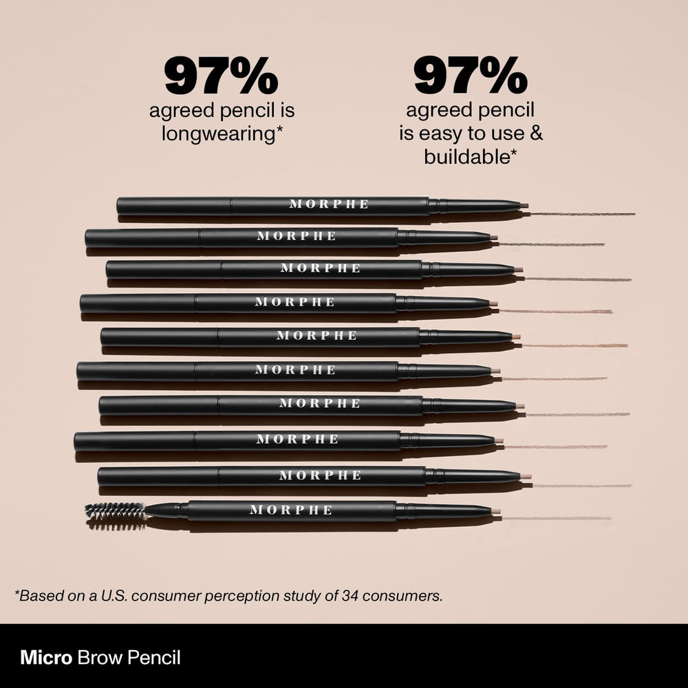 MORPHE Micro Dual Sourcils: fini net et contrôle précis à chaque passage.