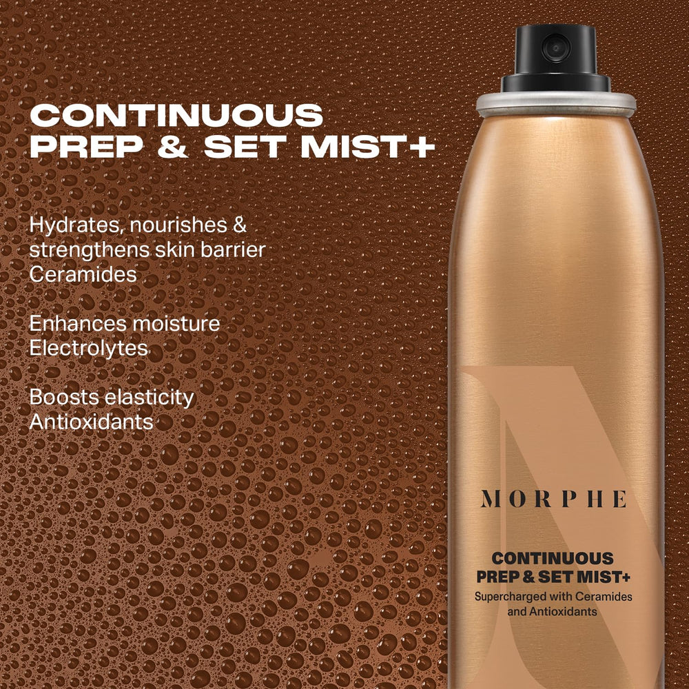 MORPHE bottle highlights ceramides and antioxidants on the label.