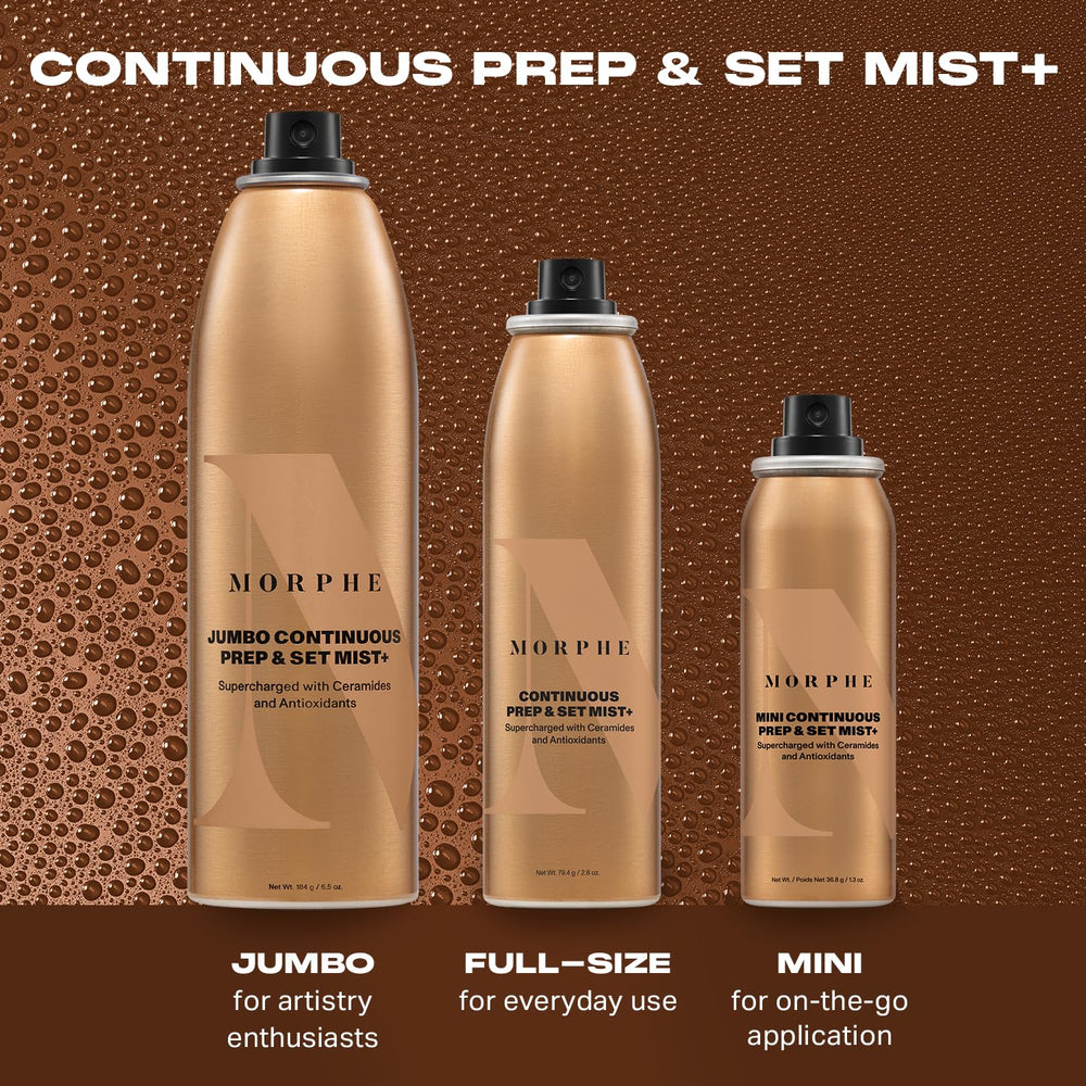 MORPHE travel-size bottle is ideal for on-the-go prep.