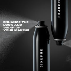 Morphe Mini Setting Mist being applied on the face to lock makeup.