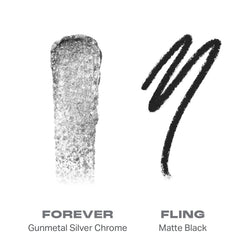MORPHE Mixed Signals Forever paillettes chrome éclat prismatic sans cruauté animale