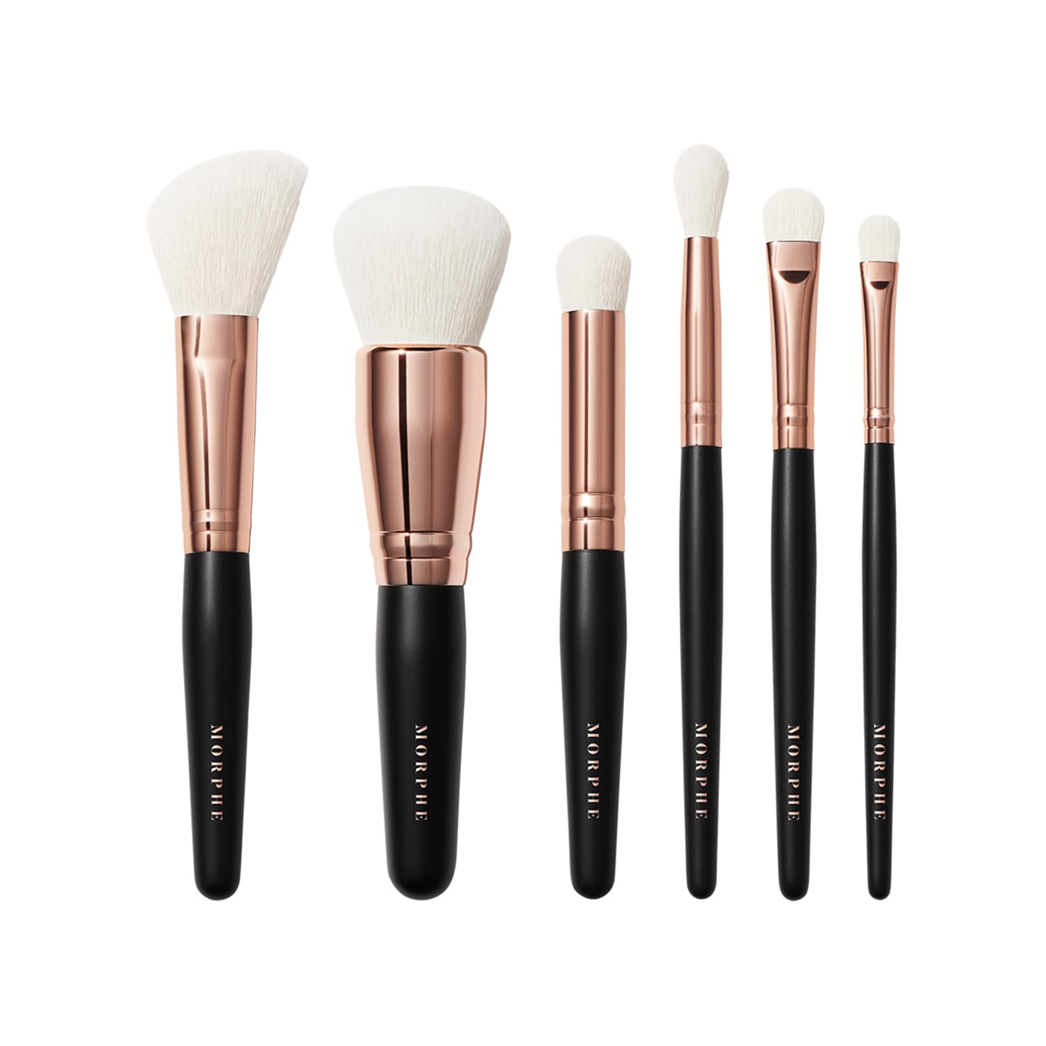 Pinceaux yeux Morphe Rose Away – dégradé d'ombres facilité et précision.