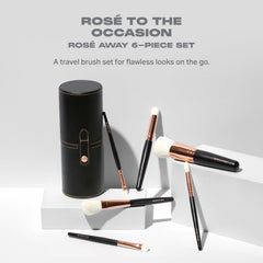 Poils synthétiques Morphe Rose Away – douceur et tenue adaptées à toutes textures.