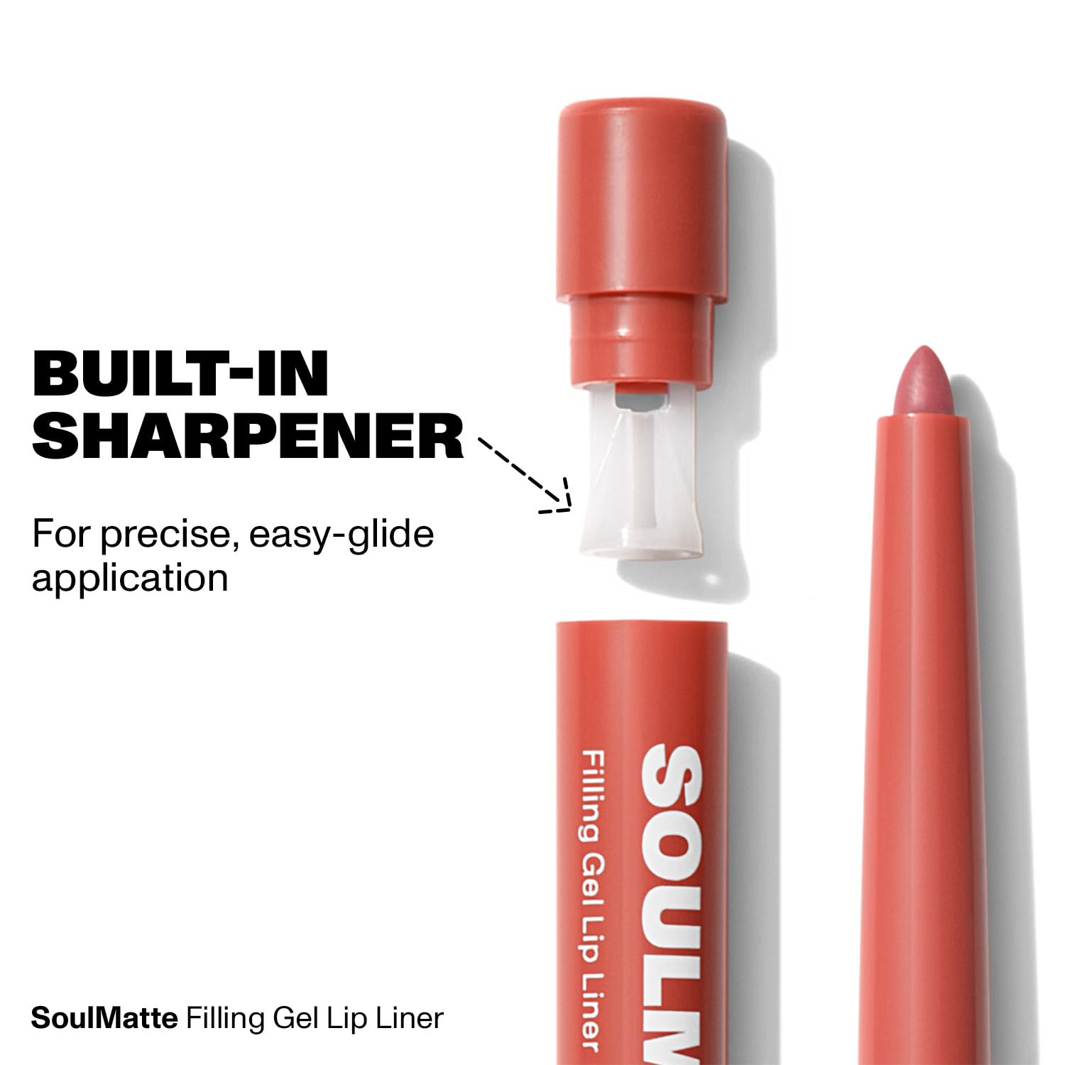 MORPHE Soulmatte nourrissant grâce à l'huile d'amande douce et l'huile de thé pour les lèvres.