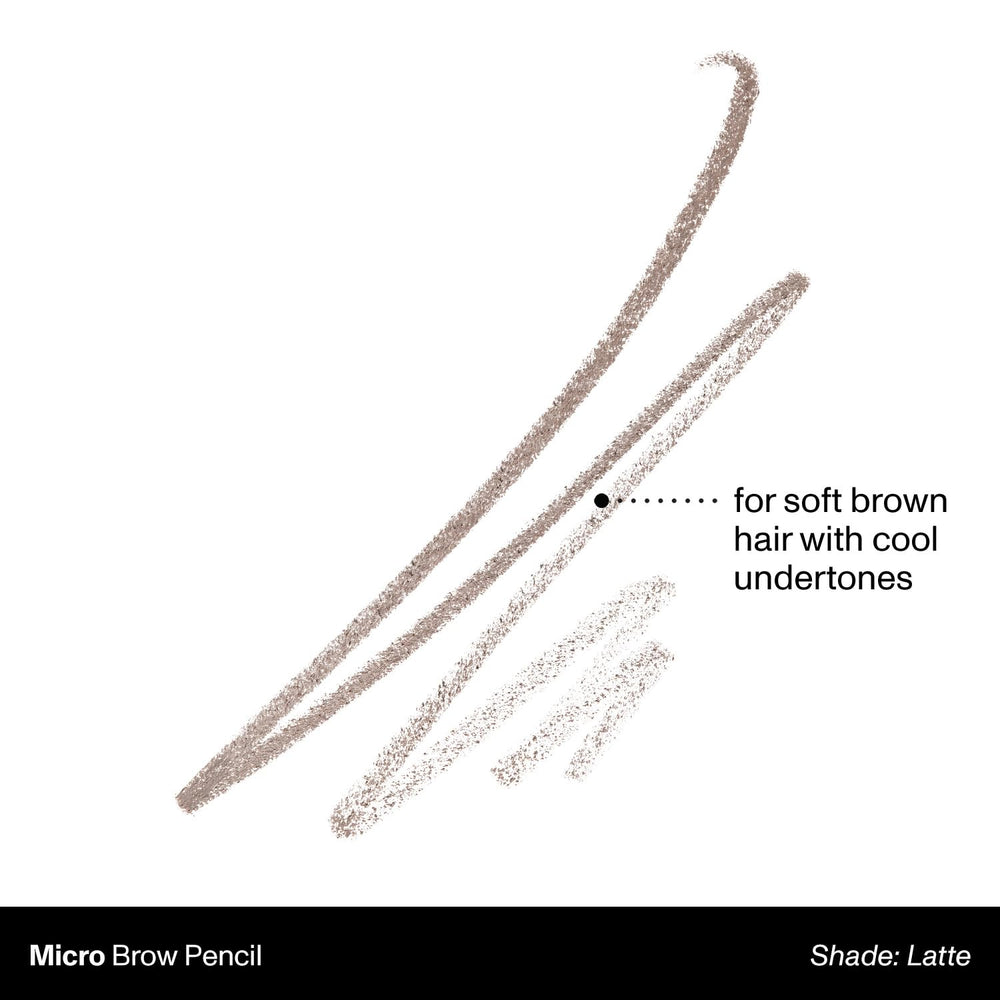 MORPHE Sourcils : tracé fin grâce à la pointe pour une définition nette.