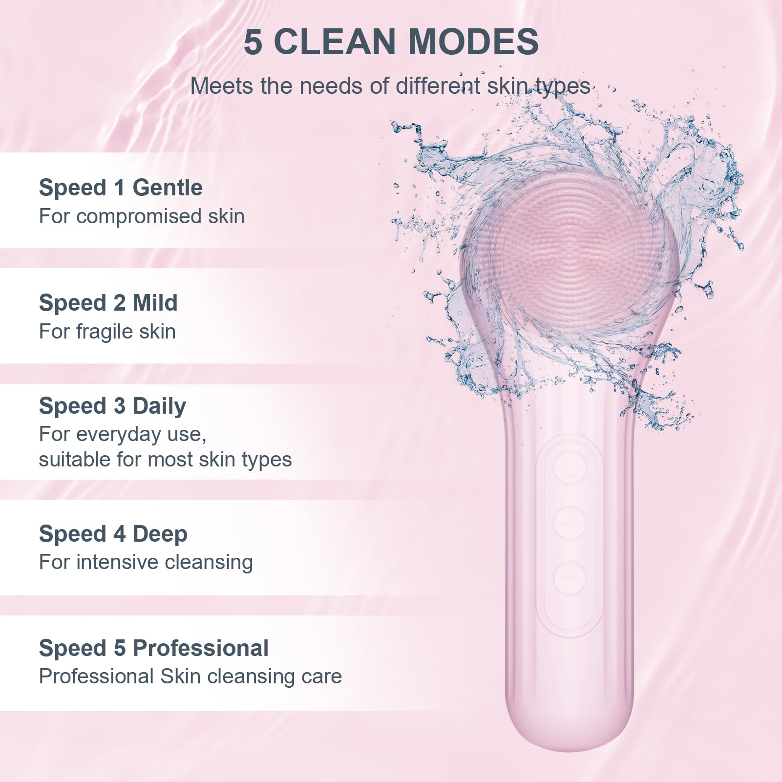 Mosnami massage chauffant et vibration ouvre les pores et stimule la circulation