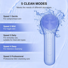 Mosnami nettoyage des pores du visage avec brosse silicone efficace.