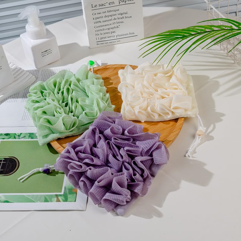 MOSYFEIBI serviette-loofah gratuite complète l'ensemble douche.