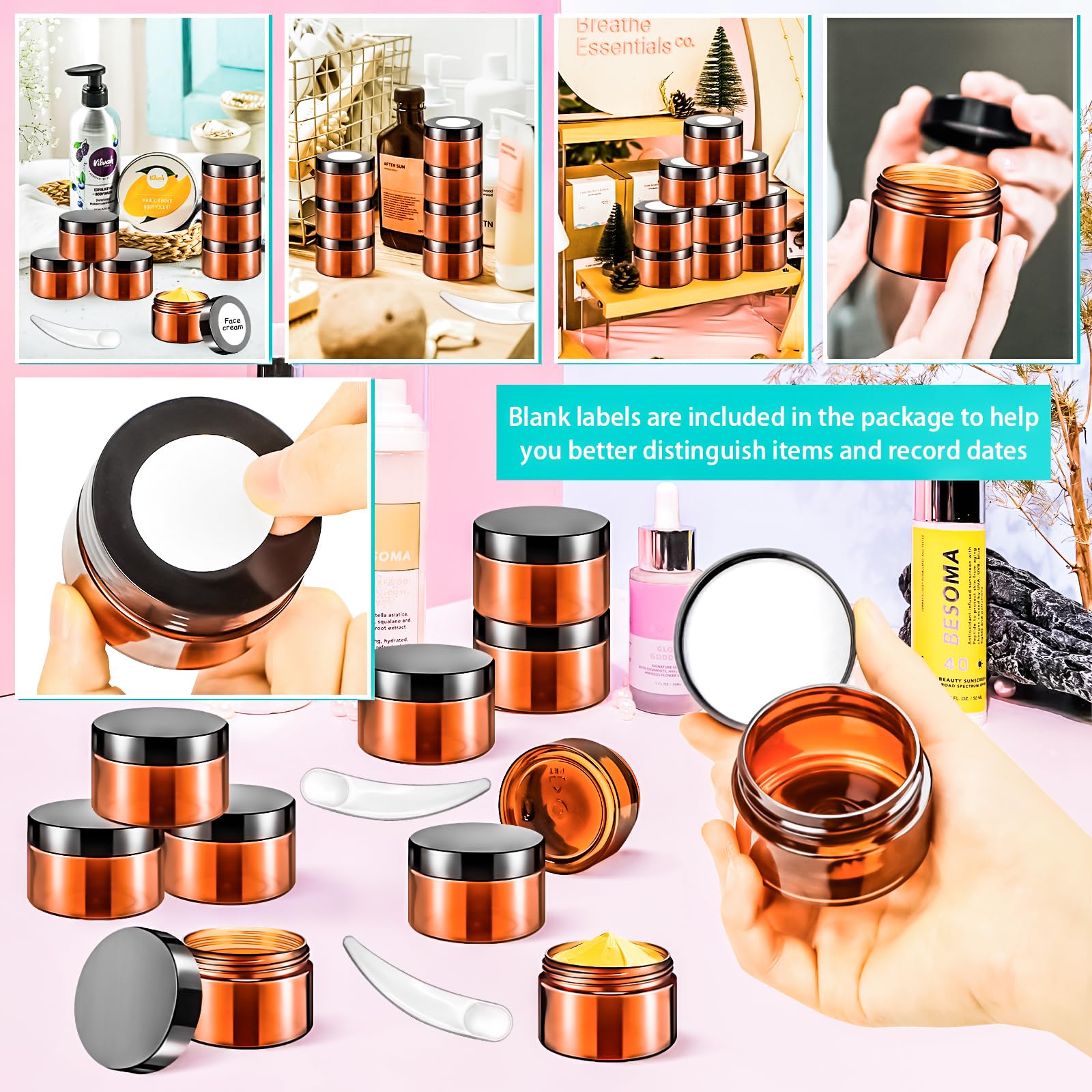 MotBach bocal ambré 30ml, protection UV pour vos soins.