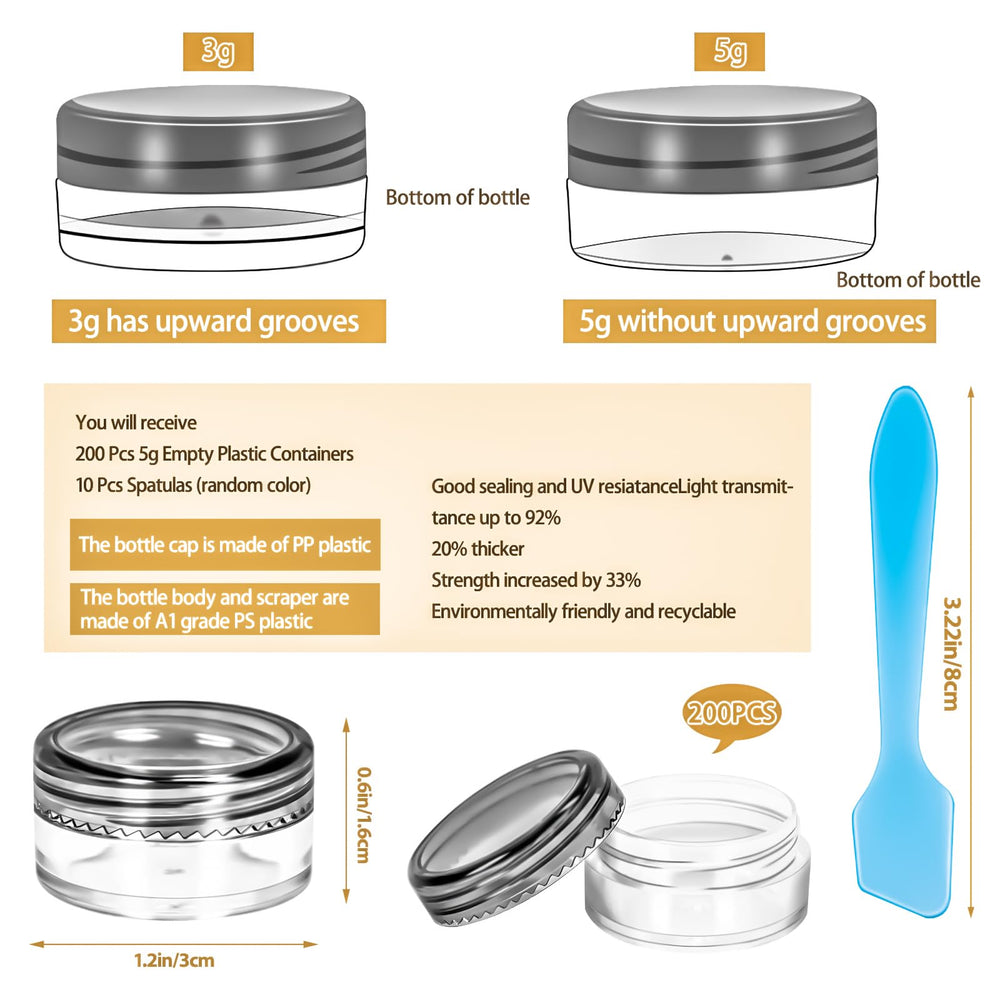 Jarre MotBach cosmétique 5 ml, forme ronde et claire idéale en voyage.