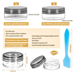 Jarre MotBach cosmétique 5 ml, forme ronde et claire idéale en voyage.